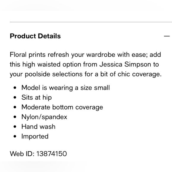 Jessica Simpson Floral Rendezvous
High Waisted Swim Bottoms - Flax Multi Large - Picture 6 of 8